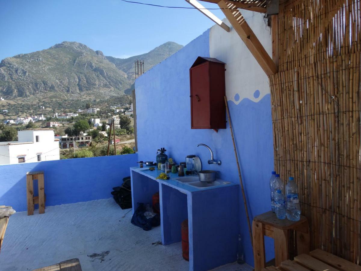 Alibaba Apartment Hostel Bamboo Rooftop Room Chefchaouen Exterior foto